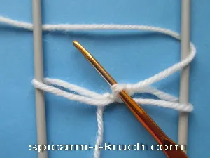 Cum să tricot pe o furcă