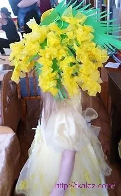 Carnaval sau rochie de fantezie „de primăvară“, cu propriile sale mâini (costum din material rezidual) Carnaval sau rochie de fantezie „de primăvară“, cu propriile sale mâini