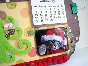 Calendare de hârtie cu mâinile, în tehnica de scrapbooking, pentru copii sau pentru un iubit (calendare, cu propriile mâini realizate din hârtie și carton: ateliere interesante) Calendare de hârtie cu mâinile, în tehnica de scrapbooking, pentru copii sau pentru un iubit