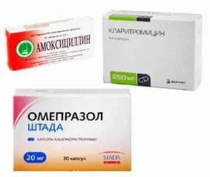 Tratamentul Helicobacter pylori cu antibiotice și tablete care combinație de medicamente de circuit și medicamente (pylori) Tratamentul Helicobacter pylori cu antibiotice și tablete care combinație de medicamente de circuit și medicamente