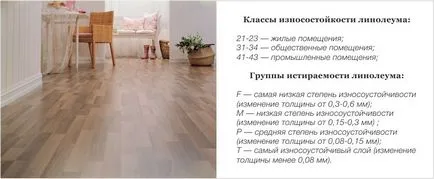 Clasa linoleum rezistență la uzură (tipuri și care este mai bine) (linoleum) Clasa linoleum rezistență la uzură (tipuri și care este mai bine)
