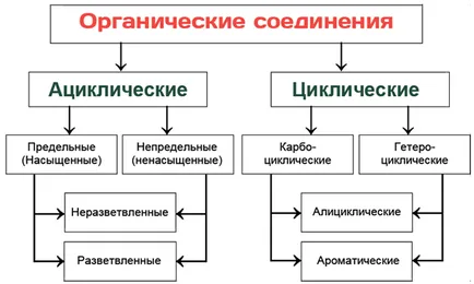 Clasificarea substanțelor organice