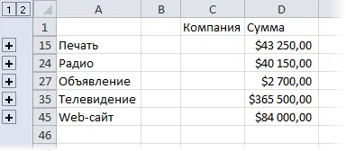 Consolidarea (unificarea) a datelor din mai multe tabele într-un singur