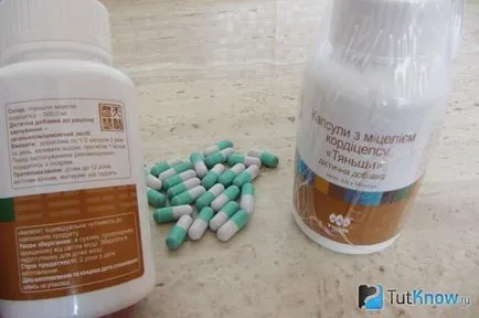Cordyceps „Tiens“ în capsule, comentarii, ghidul de preț