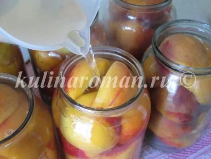 piersici conservate pentru iarnă (fără rețetă de sterilizare), retete delicioase