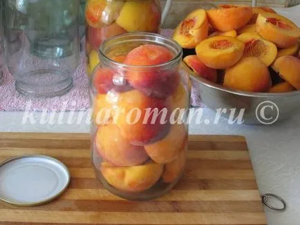 piersici conservate pentru iarnă (fără rețetă de sterilizare), retete delicioase