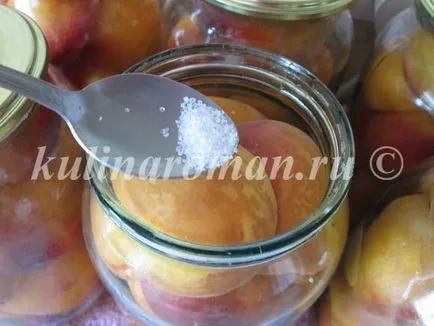 piersici conservate pentru iarnă (fără rețetă de sterilizare), retete delicioase