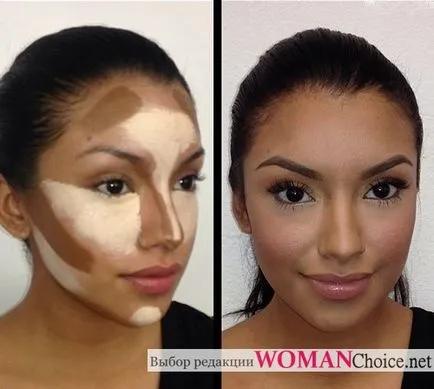 Corectarea machiaj facial - ochi, buze și nas (machiaj) Corectarea machiaj facial - ochi, buze și nas