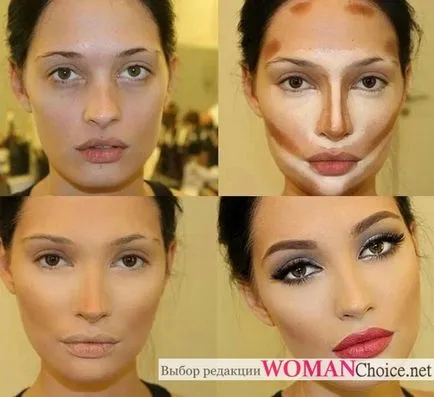 Corectarea machiaj facial - ochi, buze și nas (corecție) Corectarea machiaj facial - ochi, buze și nas