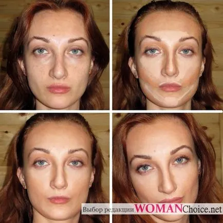 Corectarea machiaj facial - ochi, buze și nas (machiaj) Corectarea machiaj facial - ochi, buze și nas