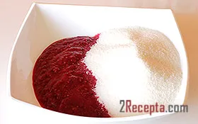 Coacăze, piure cu zahăr - un pas cu pas reteta fotografie (de gătit) Coacăze, piure cu zahăr - un pas cu pas reteta fotografii