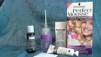 de colorare a părului Schwarzkopf Mousse spumă perfectă, fără amoniac, compoziție, paleta, pret, comentarii, cum