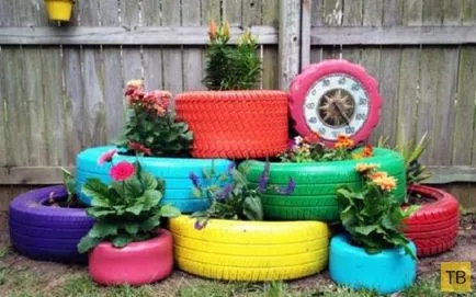 meserii creative din anvelope vechi pentru gradina si casa (70 poze)