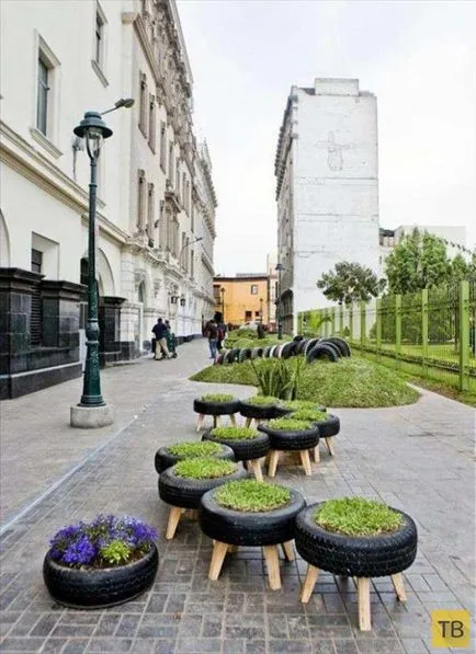 meserii creative din anvelope vechi pentru gradina si casa (70 poze)
