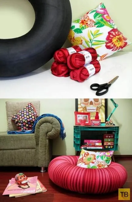 meserii creative din anvelope vechi pentru gradina si casa (70 poze)
