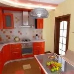 Locuințe Problema bucătărie de design portocaliu, verde, violet, rosu, purpuriu