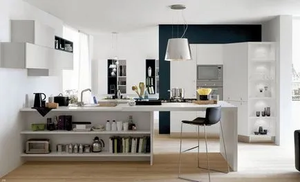 Bucataria in fotografii apartament-studio și idei de design, casa de vis (o bucătărie mică într-un apartament studio) Bucataria in fotografii apartament-studio de design și idei, casa de vis