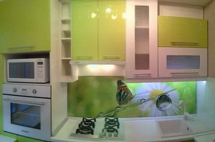 Bucătărie în verde design interior 25 foto (culoare) Bucătărie în verde design interior 25 fotografie