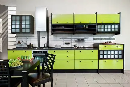 Locuințe Problema bucătărie de design portocaliu, verde, violet, rosu, purpuriu