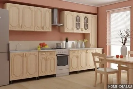 Bucataria in mobilier bej si decor, alegerea unei culori și stil adecvat (mobilier) Bucataria in mobilier bej si decor, alegerea unei culori și stil adecvat