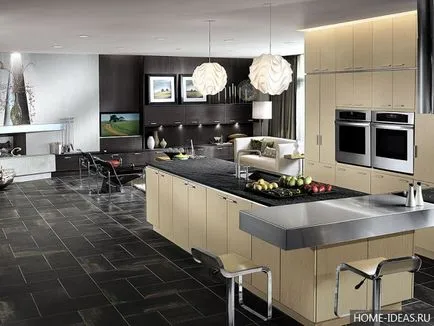 Bucataria in mobilier bej si decor, alegerea unei culori și stil adecvat (bej) Bucataria in mobilier bej si decor, alegerea unei culori și stil adecvat