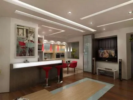 Bucataria in fotografii apartament-studio și idei de design, casa de vis (bucătărie într-un apartament Studio foto) Bucataria in fotografii apartament-studio de design și idei, casa de vis