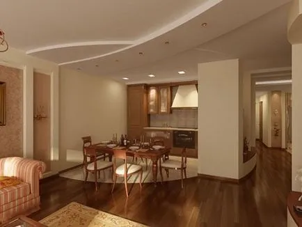 Proiectare bucătărie Studio și exemple de fotografii de interior (proiectare) Bucătărie Design Studio și Exemple de fotografii de interior