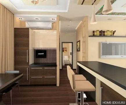 Bucataria in mobilier bej si decor, alegerea unei culori și stil adecvat (de bucătărie) Bucataria in mobilier bej si decor, alegerea unei culori și stil adecvat