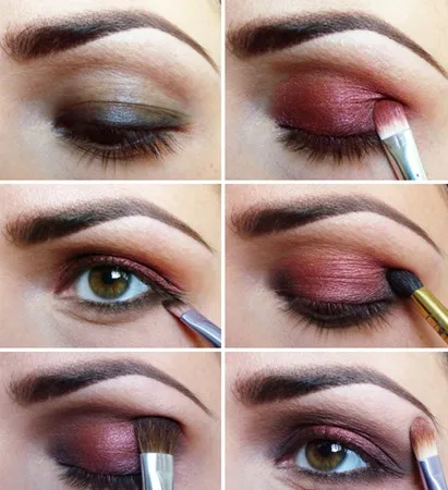 pas cu pas Eye Makeup