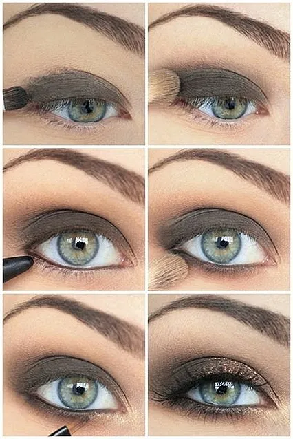 pas cu pas Eye Makeup