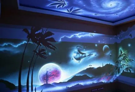 vopsea fluorescentă