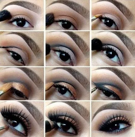 pas cu pas Eye Makeup