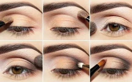 ochi de pisica machiaj pas cu pas fotografii (ochi machiaj) Ochi de pisică make-up pas cu pas fotografie