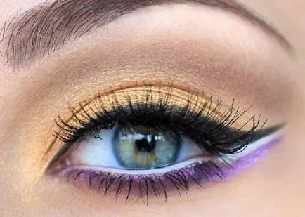 Ochi de pisică make-up pas cu pas fotografii (pentru) Ochi de pisică make-up pas cu pas fotografie