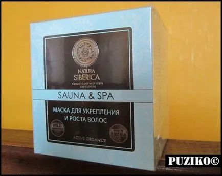 Masca pentru consolidarea și creșterea părului saună - spa - de la comentarii siberica naturans