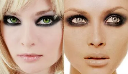 Machiaj fotografii Smokey gheață, instrucțiuni pas cu pas (machiaj „Smokey Eyes“) Machiaj fotografii Smokey gheață, instrucțiuni pas cu pas