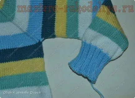 master-class pe tricotat pulover cu mâneci raglan pentru copii de 3-4 ani