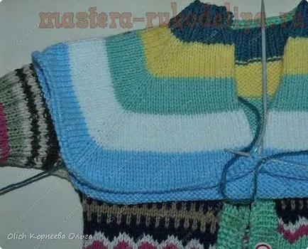 master-class pe tricotat pulover cu mâneci raglan pentru copii de 3-4 ani