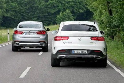 Mercedes gle Coupe BMW X6 si drive test comparativ (model) Mercedes gle Coupe BMW X6 si drive test comparativ