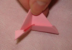 hârtie de origami modular modul de a face un modul triunghiular