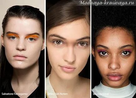Moda machiaj de primăvară-vară 2017- 80 fotografii pline de culoare de produse noi