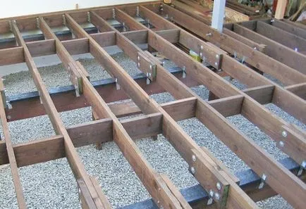 Instalarea podelei de lemn pe grinzi cu mâinile lor (grinzi) Instalarea podelei de lemn pe grinzi cu mâinile lor
