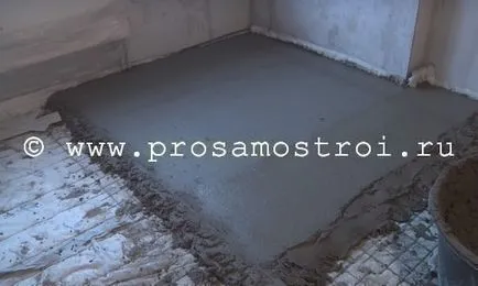 Auto-nivelare șapă, sau - este mai bine și mai ieftin de a utiliza încălzire prin pardoseală, linoleum sau laminat (mai bună) Auto-nivelare șapă, sau - este mai bine și mai ieftin de a utiliza încălzire prin pardoseală, linoleum sau laminat