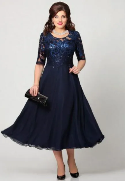 Rochii elegante pentru femei mai mari pentru noaptea nuntii (nunta) Rochii elegante pentru femei mai mari la nuntă, seara