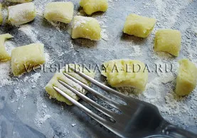reteta gnocchi cu fotografie, magie (fiecare piesa tăiată) reteta gnocchi cu fotografie, magie