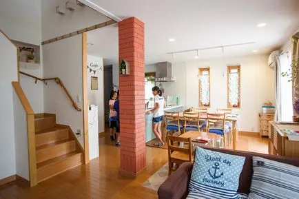 Coloana lagărului 4 în soluțiile de design interior tapiterie