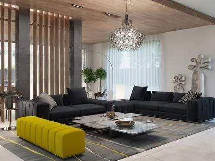 Coloana lagărului 4 în soluțiile de design interior tapiterie