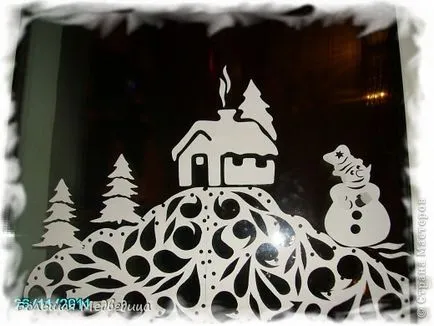 Crăciun vytynanki decora casa silueta decupată din hârtie, maternitate - sarcină, naștere, (vytynanki) Crăciun vytynanki decora casa silueta decupată din hârtie, maternitate - sarcină, naștere,