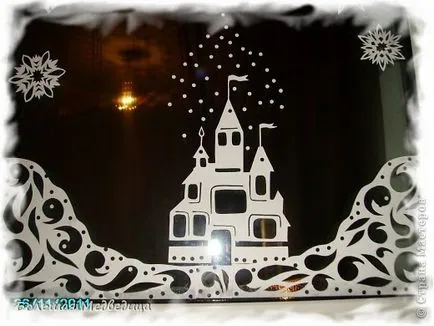 Crăciun vytynanki decora casa silueta decupată din hârtie, maternitate - sarcină, naștere, (Moș Crăciun de zăpadă Maiden) Crăciun vytynanki decora casa silueta decupată din hârtie, maternitate - sarcină, naștere,