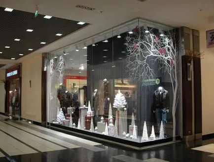 Crăciun decorare magazin